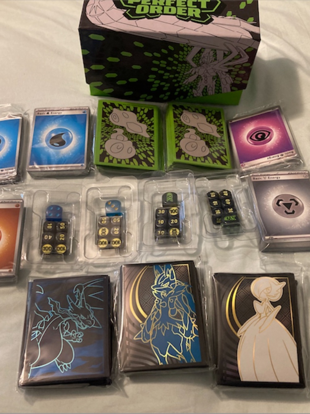 Pokemon Perfect Order ETB EMPTY (NO PACKS OR PROMO) with other Accessories
